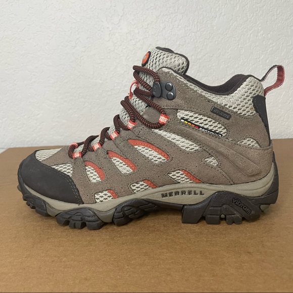 Merrell Shoes - Merrell | Moab 2 Mid Waterproof Hiking Boot - Bungee Cord Brown ; 7